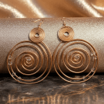 Copper Hoop Rings